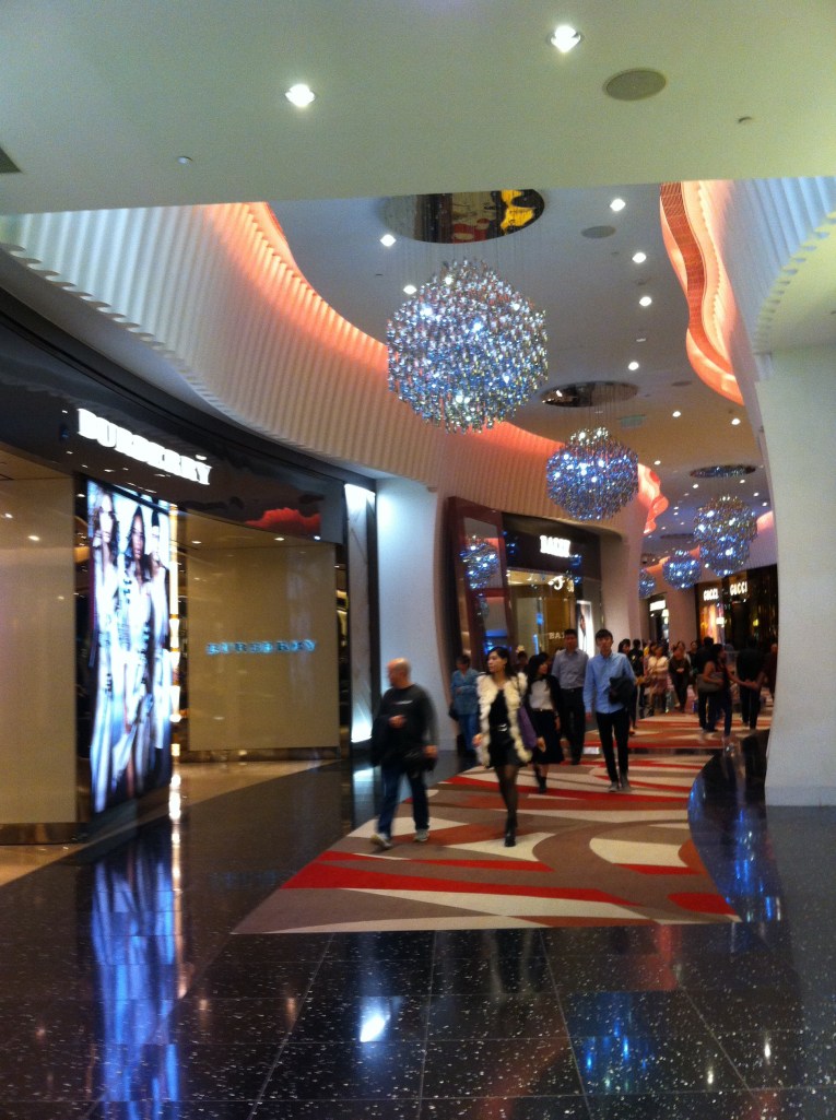 Uma das galerias da City of Dreams