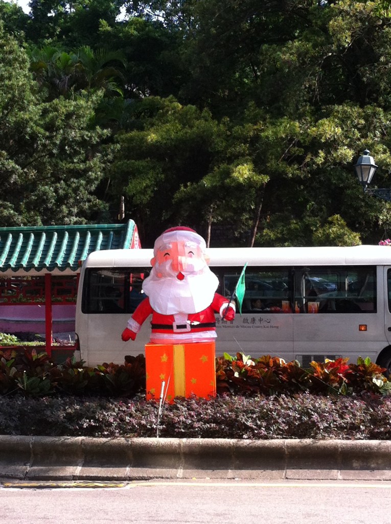 O Natal chegando em Macau