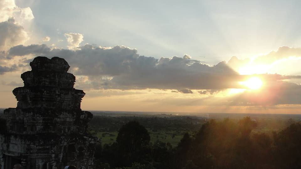 Pôr-do-sol em Phnom Bakheng