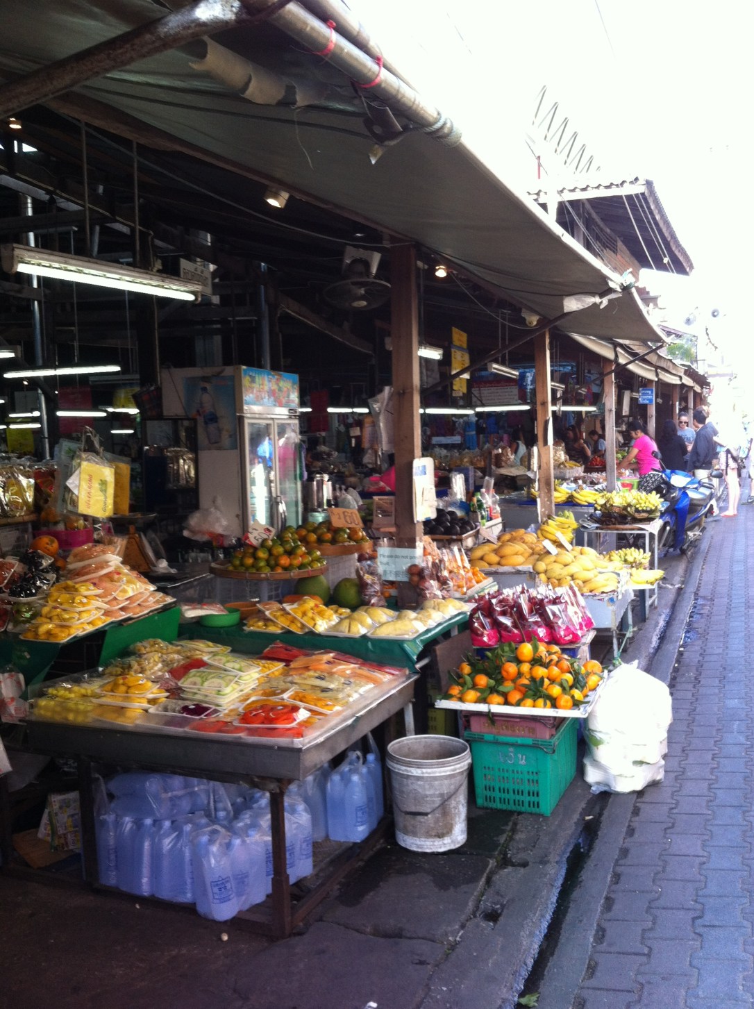 Visita ao mercado antes de seguir para a Smartcooking