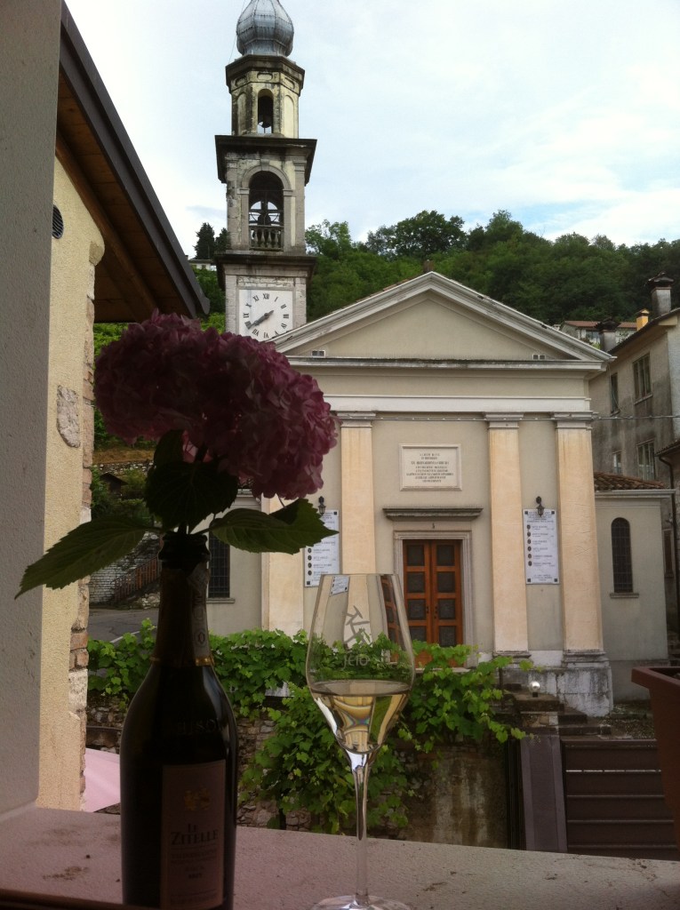 Vista do quarto do B&B