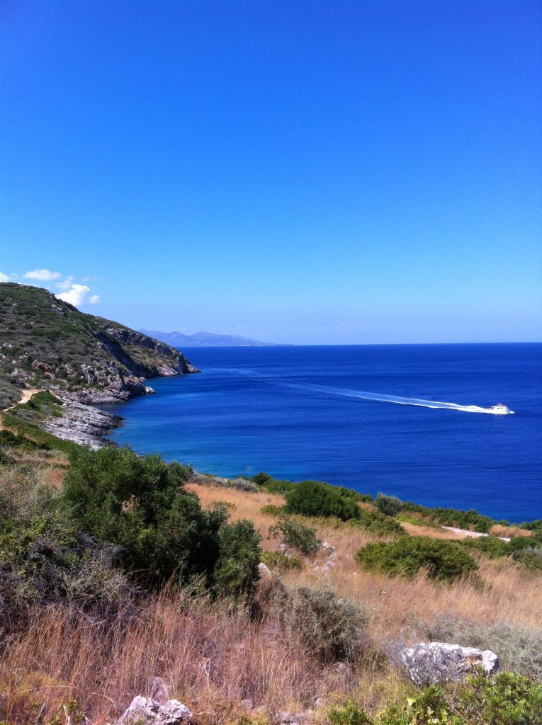 Vista mar durante meu passeio de bici pelos arredores.