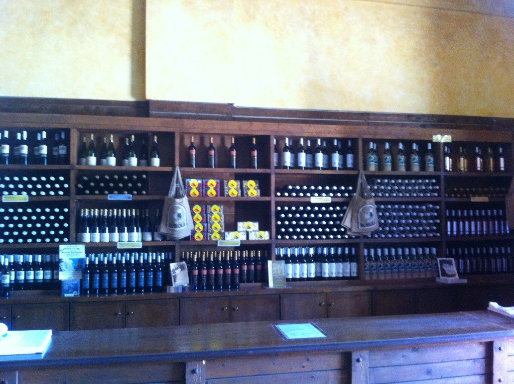 Vinhos Robola para provar e vender.