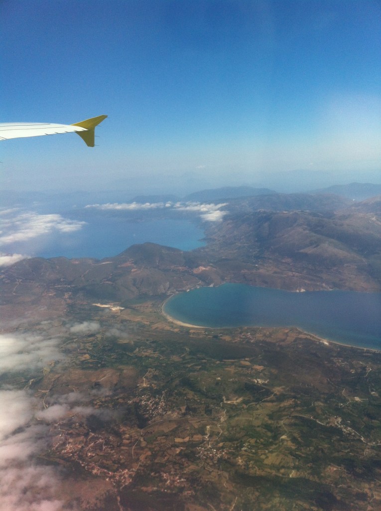 Vista aérea de Cefalonia.