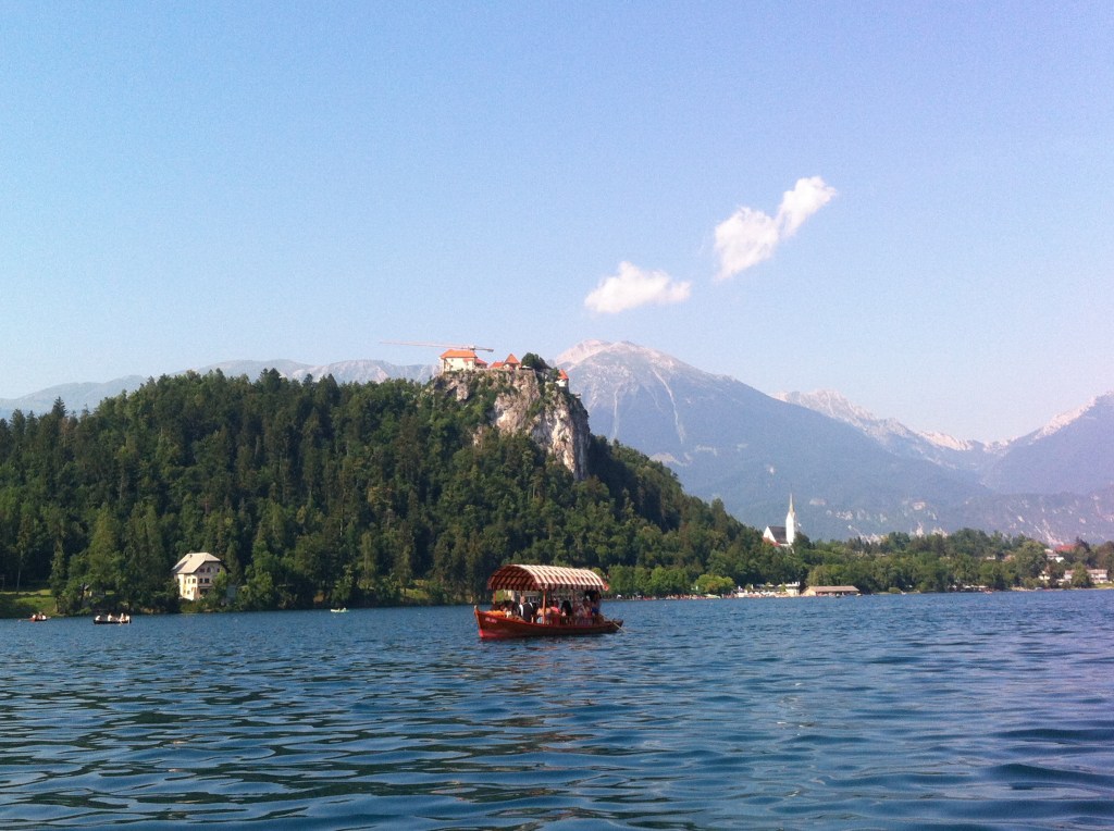 Vista do Castelo de Bled.