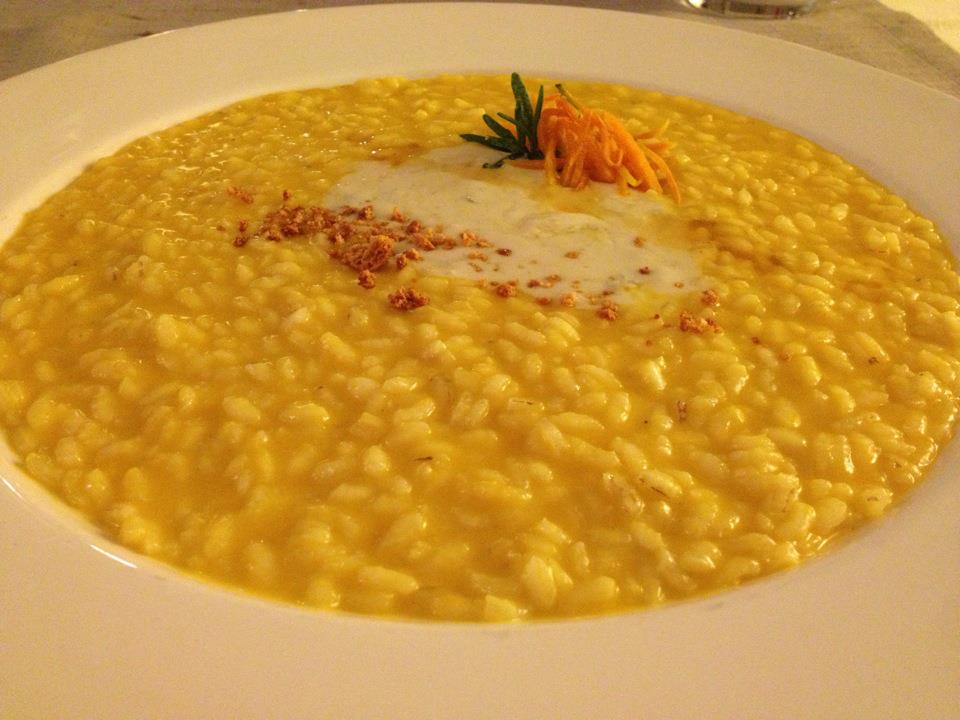 Risotto Milanês.